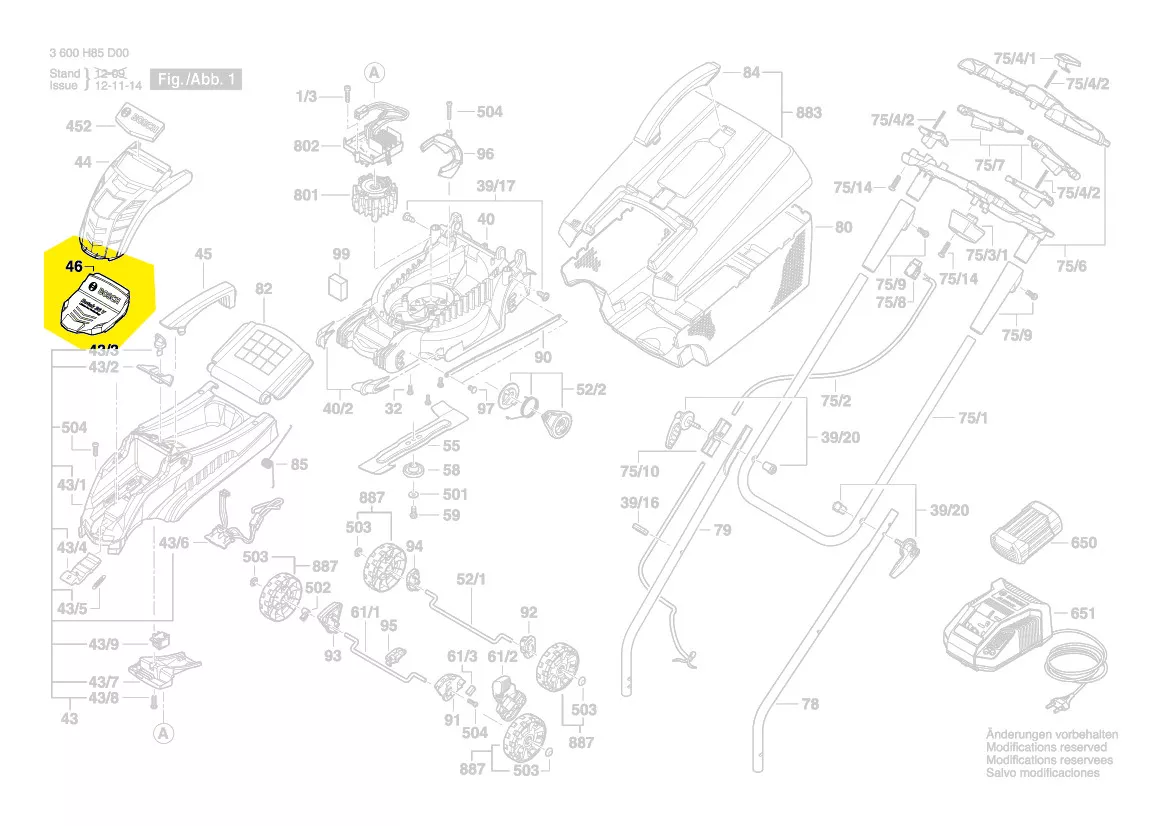 couvercle batterie réf. F 016 L68 006 BOSCH